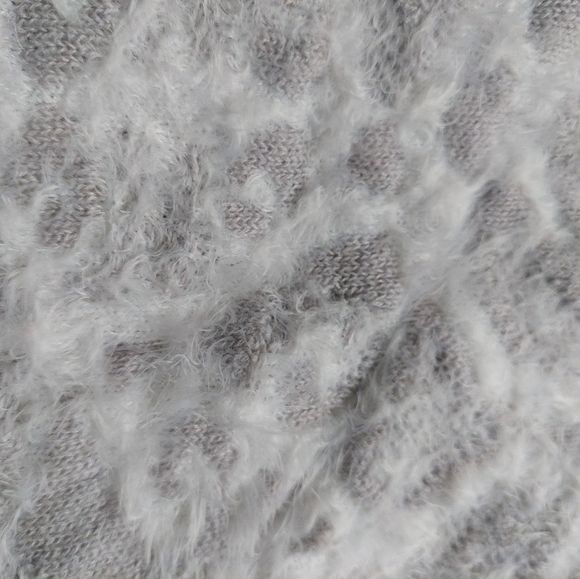 C J Banks Zip-up Gray/White Cardigan.  Size X - Picture 2 of 8